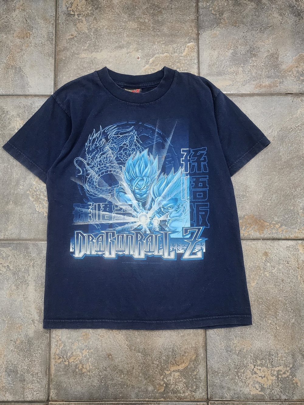 Vintage Y2K Dragon Ball Z Boy's Medium Super Saiyan Goku Gohan Anime T Shirt